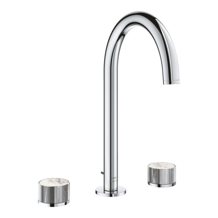Grohe Atrio Private Collection 3 Delikli Ankastre Lavabo Bataryası, Sifon Kumandalı (L-Boy) - 20595000 - Üç Delikli Lavabo Bataryası - 5