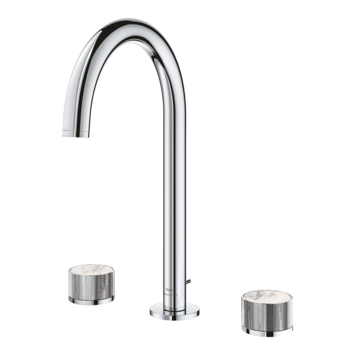 Grohe Atrio Private Collection 3 Delikli Ankastre Lavabo Bataryası, Sifon Kumandalı (L-Boy) - 20595000 - Üç Delikli Lavabo Bataryası - 6