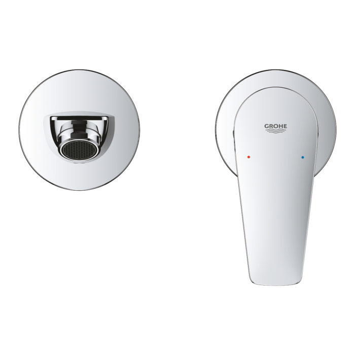 Grohe BauEdge İki Delikli Ankastre Lavabo Bataryası (M Boy) - 20474001 - Ankastre Lavabo Bataryası - 3