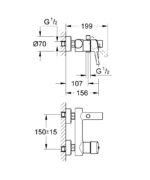 Grohe Concetto Banyo Bataryası - 32211001 - Banyo Bataryası - 1