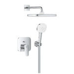 Grohe Cubeo Ankastre Banyo Bataryası, Tepe ve El Duşu Seti