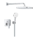 Grohe Cubeo Ankastre Banyo Bataryası, Tepe ve El Duşu Seti - 1053360000 - Ankastre Banyo Bataryası