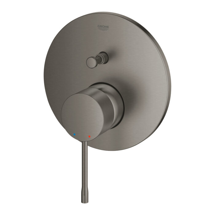 Grohe Essence Ankastre Banyo Bataryası 2 Yollu Fırçalı S. Grafit - 24167AL1 - Ankastre Banyo Bataryası - 2
