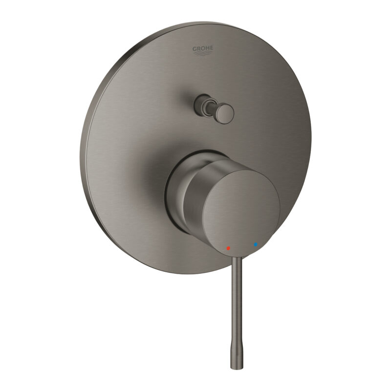 Grohe Essence Ankastre Banyo Bataryası 2 Yollu Fırçalı S. Grafit - 24167AL1 - Ankastre Banyo Bataryası