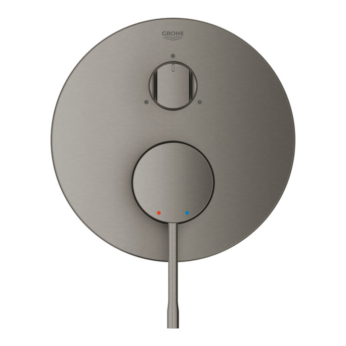 Grohe Essence Ankastre Banyo/Duş Bataryası (Sıva Üstü Grubu), 3 Yollu, Fırçalı Sert Grafit - 24169AL1 - Ankastre Banyo Bataryası - 1