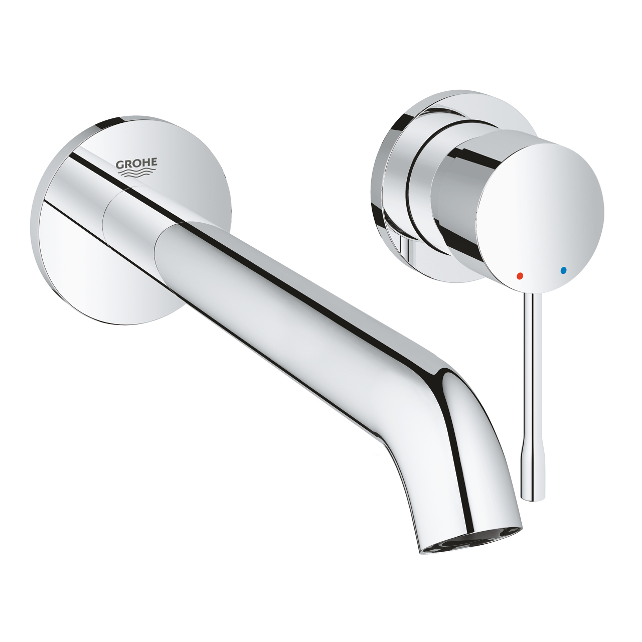 Grohe Essence Duvardan Ankastre Lavabo Bataryası L-Boyut (Sıva Üstü Grubu), Krom Grohe Essence Duvardan Ankastre Lavabo Bataryası L-Boyut (Sıva Üstü Grubu), Krom