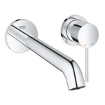 Grohe Essence Duvardan Ankastre Lavabo Bataryası L-Boyut (Sıva Üstü Grubu), Krom - 29193001 - Ankastre Lavabo Bataryası