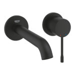 Grohe Essence New Duvardan Ankastre Lavabo Bataryası (Sıva Üstü Grubu), Hayalet Siyah