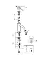 Grohe Essence New Lavabo Bataryası, Bakır - 24172DA1 - Lavabo Bataryası - 1