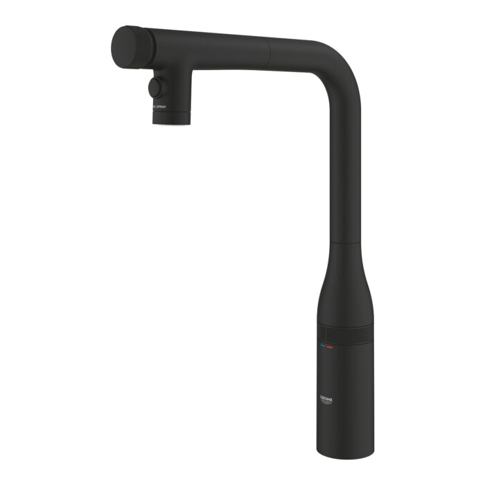 Grohe Essence SmartControl Spiralli Eviye Bataryası, Hayalet Siyah - 31892KF0 - Spiralli Mutfak Eviye Bataryası - 2