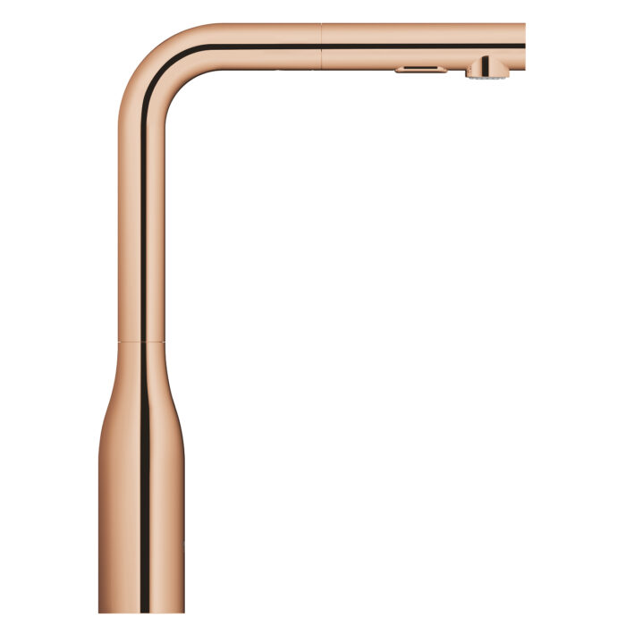 Grohe Essence Spiralli Eviye Bataryası, 2 Akışlı, Bakır - 30504DA0 - Spiralli Mutfak Eviye Bataryası - 1