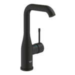 Grohe Essence Yüksek Lavabo Bataryası (L-Boy) Hayalet Siyah - 24177KF1 - Yüksek Lavabo Bataryası