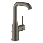 Grohe Essence Yüksek Lavabo Bataryası, Sifon Kumandalı, Fırçalı Sert Grafit - 24174AL1 - Yüksek Lavabo Bataryası