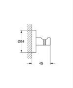 Grohe Essentials Askı - 40364001 - Askılık, Bornoz Askılığı - 1