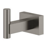 Grohe Essentials Cube Askı, Fırçalı Sert Grafit - 40511AL1 - Askılık, Bornoz Askılığı - 1