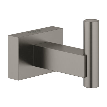 Grohe Essentials Cube Askı, Fırçalı Sert Grafit - 40511AL1 - Askılık, Bornoz Askılığı