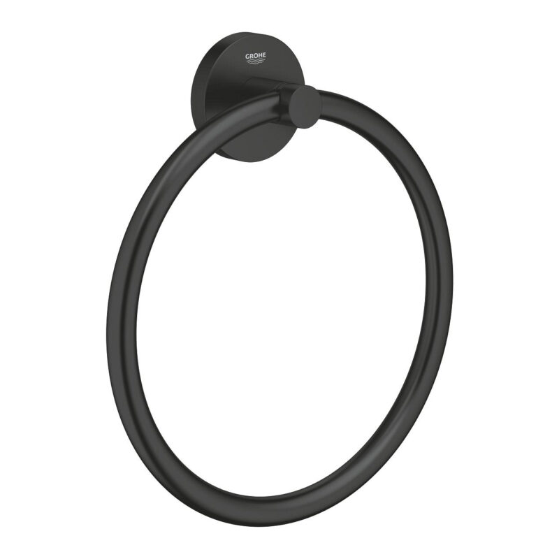 Grohe Essentials Halka Havluluk, Mat Siyah - 1024612430 - Havluluk