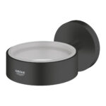 Grohe Essentials Sabunluk Tutacağı, Mat Siyah - 1024662430 - Sabunluk, Sıvı Sabunluk - 1