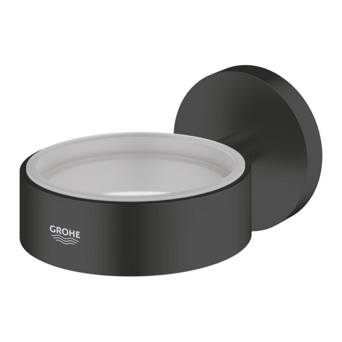 Grohe Essentials Sabunluk Tutacağı, Mat Siyah - 1024662430 - Sabunluk, Sıvı Sabunluk - 1