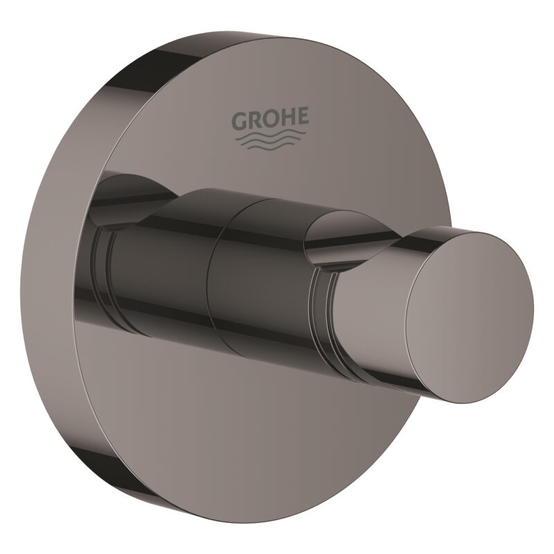 Grohe Essentials Tekli Havlu/Bornoz Askısı, Sert Grafit - 40364A01 - Askılık, Bornoz Askılığı