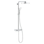 Grohe Euphoria SmartControl 310 Duo Duş Sistemi, Duvara Monte, Termostatik Bataryalı Duş Kolonu - 26507000 - Yağmur Duş Sistemleri