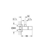 Grohe Eurocube Ara Musluk - 22012000 - Ara Musluk - 1