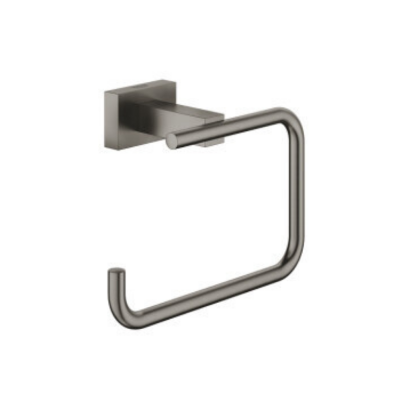 Grohe Eurocube Tuvalet Kağıtlığı Kapaksız, Fırçalı Sert Grafit - 40507AL1 - Tuvalet Kağıtlık