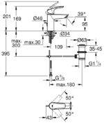 Grohe Eurosmart Lavabo Bataryası (Sifon Kumandalı) - 33265003 - Lavabo Bataryası - 4