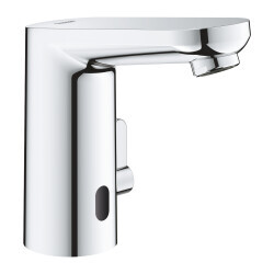 Grohe Get E Fotoselli Lavabo Bataryası (Pilli, Çift Su Girişli) - 36366002 - Fotoselli Lavabo Bataryası