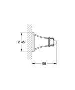 Grohe Grandera Havlu/Bornoz Askısı - 40930000 - Askılık, Bornoz Askılığı - 2