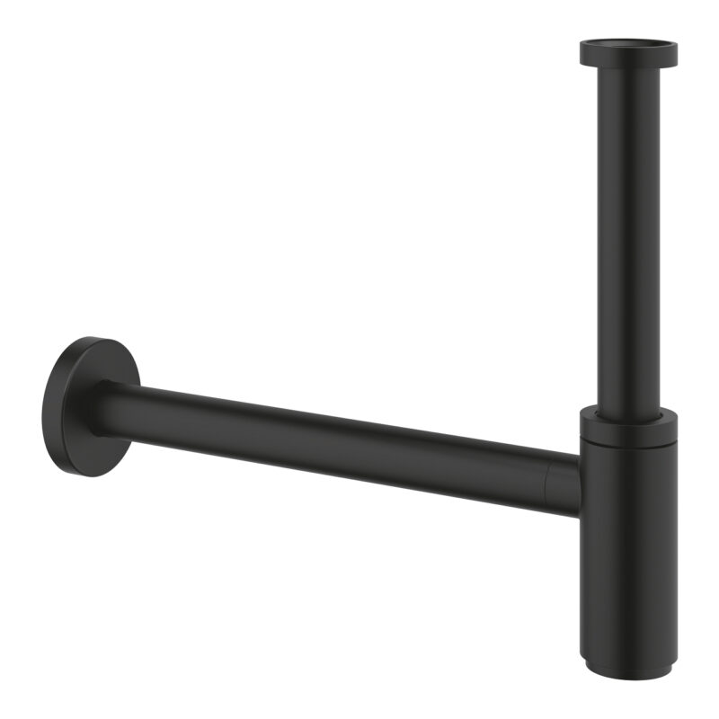 Grohe Lavabo Sifonu Alt Grubu, Hayalet Siyah - 29509KF0 - Basmalı Sifon , Gider (Pop-Up)