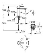 Grohe Lineare Lavabo Bataryası - 23791001 - Lavabo Bataryaları - 1