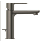 Grohe Lineare Sifon Kumandalı Lavabo Bataryası, Fırçalı Sert Grafit - 32114AL1 - Lavabo Bataryası - 1