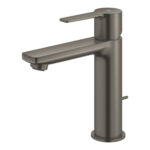 Grohe Lineare Sifon Kumandalı Lavabo Bataryası, Fırçalı Sert Grafit - 32114AL1 - Lavabo Bataryası - 2