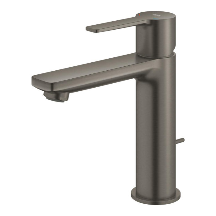 Grohe Lineare Sifon Kumandalı Lavabo Bataryası, Fırçalı Sert Grafit - 32114AL1 - Lavabo Bataryası - 2