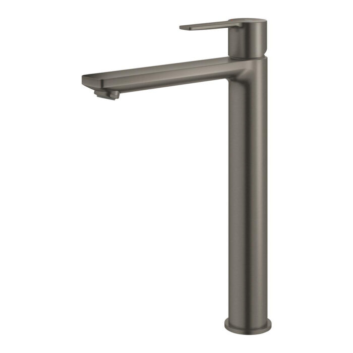 Grohe Lineare Tezgah Üstü Lavabo Bataryası, Fırçalı Sert Grafit - 23405AL1 - Çanak Lavabo Bataryası - 1