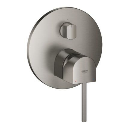 Grohe Plus Ankastre Banyo Bataryası (3 Yollu, Sıva Üstü Grubu), Fırçalı Sert Grafit - 24093AL3 - Ankastre Banyo Bataryası