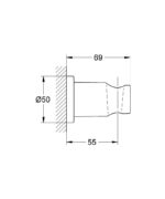 Grohe Rainshower El Duşu Askısı, Antrasit - 27074A00 - El Duşu Askısı - 2