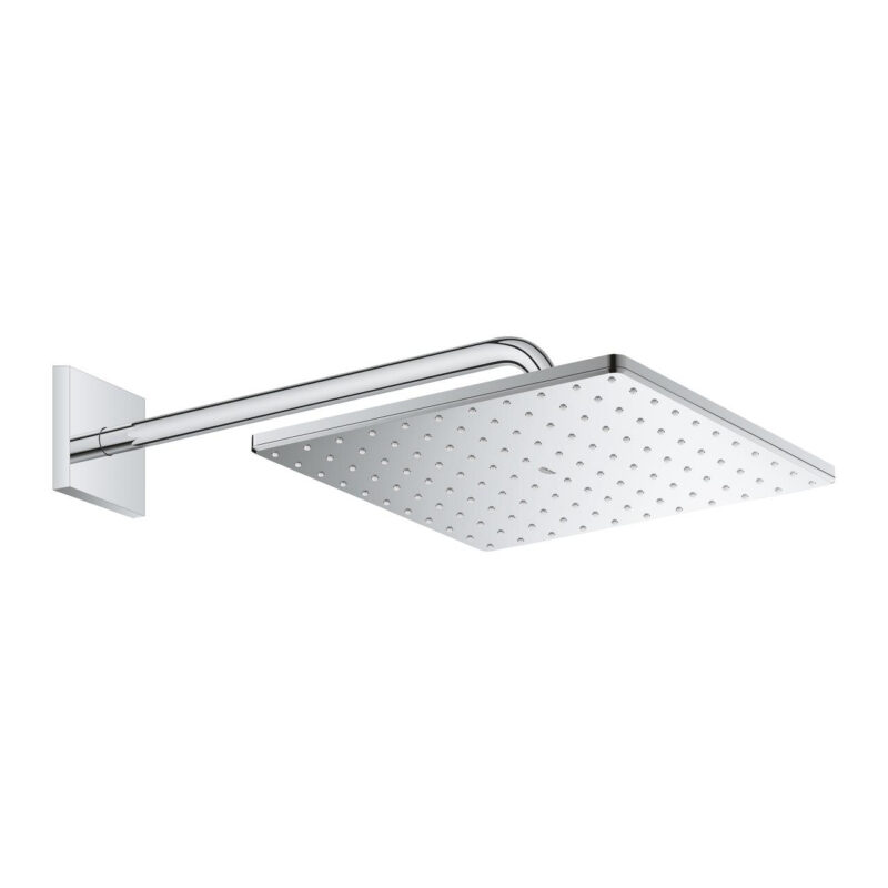 Grohe Rainshower Mono 310 Cube Tepe Duşu Seti, 31 cm, Tek Akışlı - 26564000 - Tepe Duşları