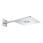 Grohe Rainshower SmartActive 310 Cube Tepe Duşu Seti, 31 cm, 2 Akışlı, 43 cm - 26479000 - Tepe Duşları