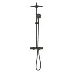Grohe RainShower SmartActive 310 Termostatik Duş Bataryalı Duş Sistemi, Hayalet Siyah - 22119KF0 - Duş Paneli ve Kolonu - 2
