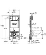 Grohe Rapid Sl Gömme Rezervuar, Alçıpan, İnce - 39687000 - Gömme Rezervuarlar - 4