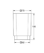 Grohe Selection Cube Diş Fırçalığı - 40783000 - Diş Fırçalık - 2