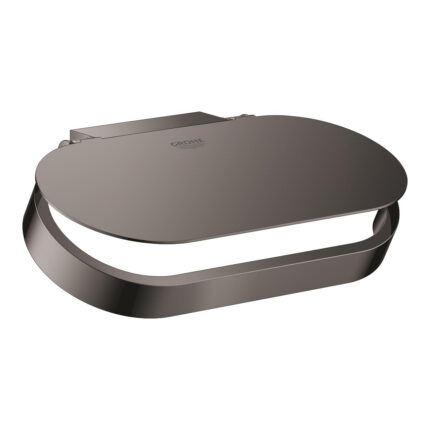 Grohe Selection Kapaklı Tuvalet Kağıtlığı, Sert Grafit