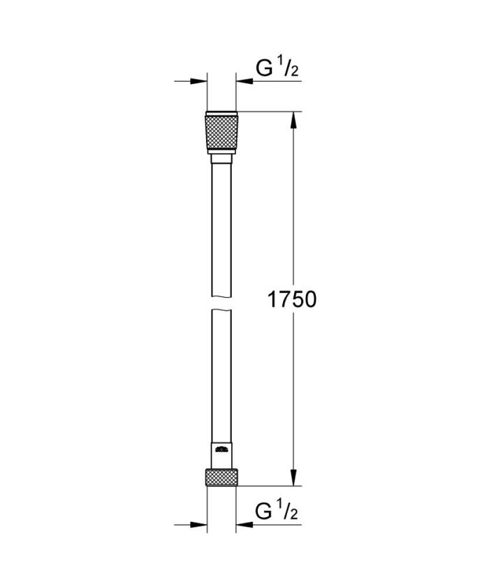 Grohe Silverflex Duş Hortumu, 175 cm, Bakır - 28388DA1 - Duş Hortumu - 1