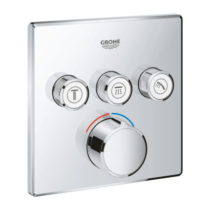Grohe SmartControl 3 Valfli Akış Kontrollü Ankastre Banyo Bataryası (Sıva Üstü Grubu) - 29149000 - Ankastre Banyo Bataryası