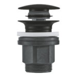 Grohe Tapa Takımı Bas-Aç Süzgeç, Mat Siyah - 1024642430 - Lavabo Süzgeci - 1