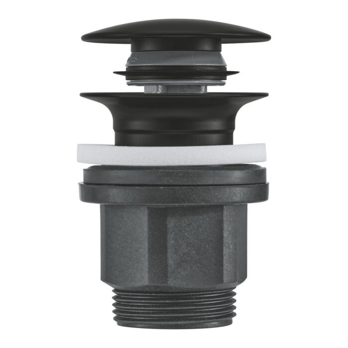 Grohe Tapa Takımı Bas-Aç Süzgeç, Mat Siyah - 1024642430 - Lavabo Süzgeci - 1