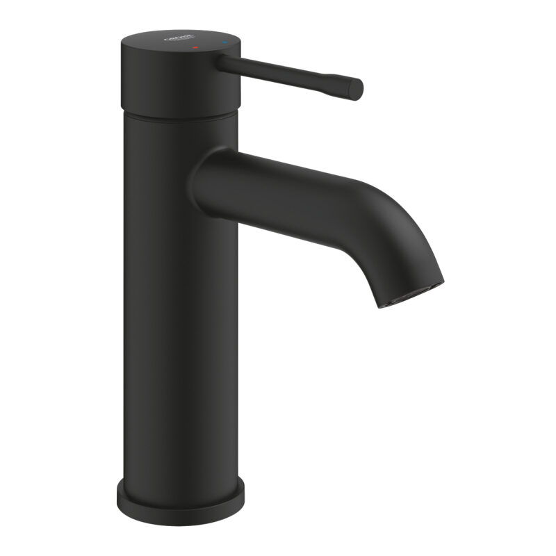 Grohe Tek Kumandalı Lavabo Bataryası S-Boy, Hayalet Siyah - 24172KF1 - Lavabo Bataryası