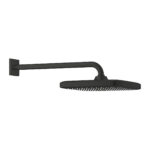 Grohe Tempesta 250 Kare Tepe Duşu Tek Akışlı, 25 cm (Duvardan Dirsek Dahil) Mat Siyah - 266872430 - Tepe Duşları - 1